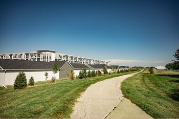 Walking and bike trail connecting to raccoon river valley trail