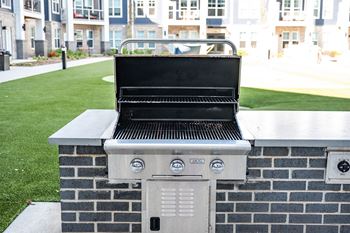 Gas grilling stations