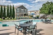 Omaha apartment for rent - Relaxing Pool at Legacy Commons Apartments in Omaha, NE
