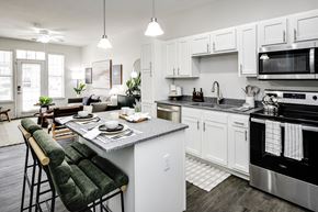 Omaha apartment for rent - Island Kitchen at Legacy Commons, Nebraska