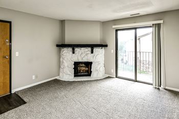 Wood-burning stone fireplaces
