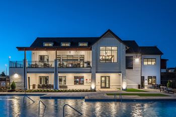 Patio overlooking the pool
