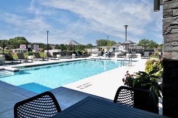 Sparkling swimming pool