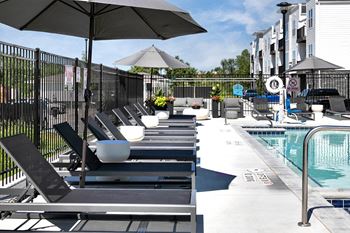 Sparkling swimming pool