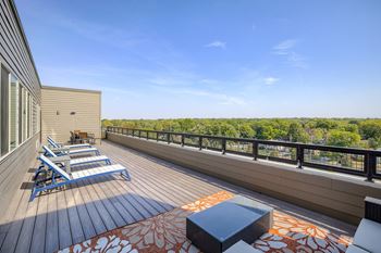 5Th floor outdoor living lounge