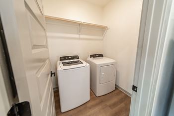 Full-size washer & dryer
