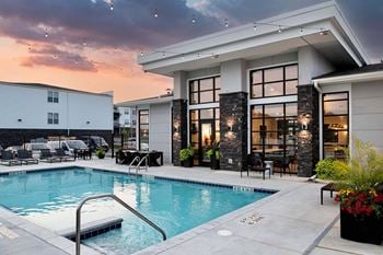 Sparkling swimming pool