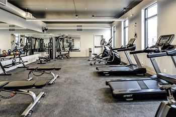 Two level fitness center