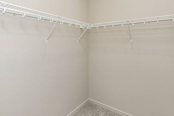 Spacious closets