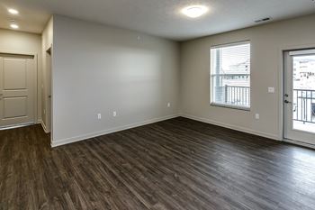Faux wood flooring