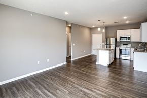 Omaha apartment for rent - Studio, one two and three bedroom apartment homes featuring stainless steel appliances, luxury wood-style plank flooring, and in-unit washer and dryer in VUE 156 in Omaha, NE