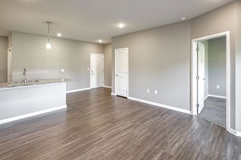 Luxury wood-style plank flooring