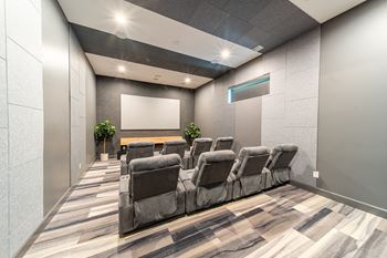 Private screening room