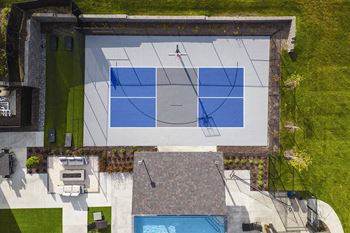 Pickleball court
