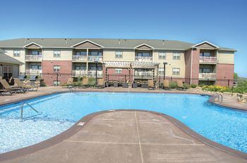 Heated resort-style pool