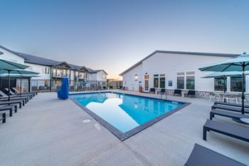 Resort-style pool