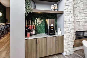 Clubhouse with coffee bar