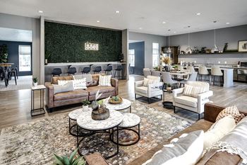 Community room with large kitchen