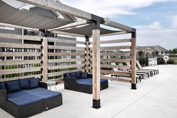 Pergolas with pool side tvs