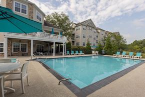 Bethlehem apartment for rent - Swimming Pool And Sundeck at Saucon View Apartments, Bethlehem, PA, 18015