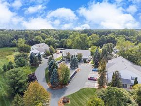 Lansing apartment for rent - A residential area with houses and trees.