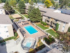 East Lansing apartment for rent - Pool at Capitol Villa Apartments near Michigan State University in East Lansing, MI