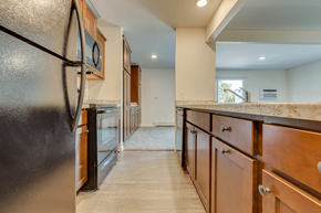 East Lansing apartment for rent - Kitchen in East Lansing Apartment near MSU | Delta Arms Apartments