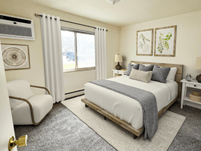 Okemos apartment for rent - Bedroom at Okemos Village Apartments