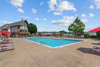 Pool with sundecks