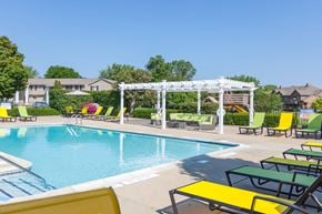 Canton townhouse for rent - Lounging by the Pool at Pilgrim Village - Canton, MI, Canton, MI
