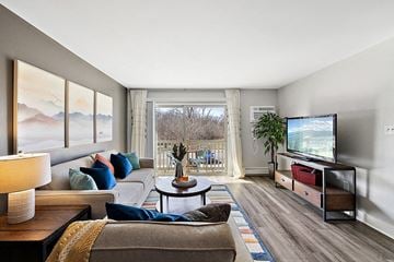 Riverview apartment for rent - a living room with a couch and a tv