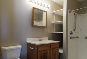 Mt. Vernon apartment for rent - Some--but not all--apartments in this community feature walk-in showers.