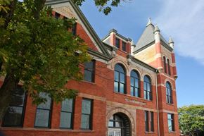 Clinton apartment for rent - The unique large historic windows with arch tops and the tower and other masonry features make Roosevelt School truly unique.