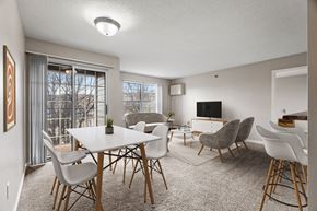 Golden Valley apartment for rent - Living Room at Mallard Creek, Golden Valley, MN