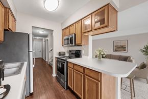 Robbinsdale triplex for rent - Kitchen of the Townhome at Beach South at the Lake in Robbinsdale, MN