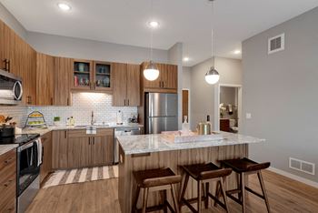 Modern open concept kitchens