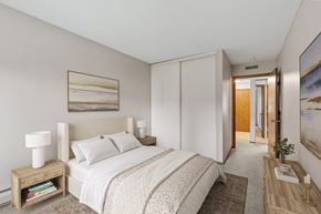 Plymouth apartment for rent - Bedroom in a renovated apartment home at Oakwood Apartments in Plymouth, MN  55447