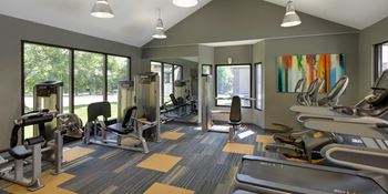 Modern fitness center