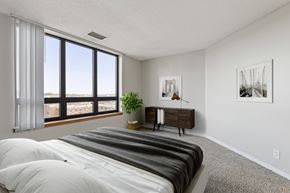 St. Paul apartment for rent - Bedroom area at Galtier Towers Apartments, St. Paul, 55101