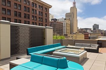 Galtier towers rooftop lounge