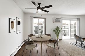 St. Louis Park apartment for rent - Dining Room and Private Deck at Lou Park, St. Louis Park, 55426