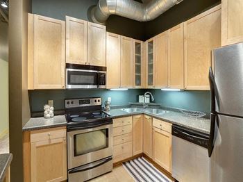 Maple cabinetry