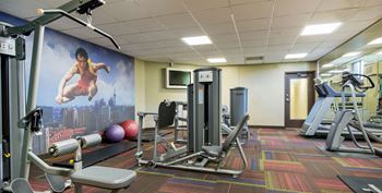 Medicine lake  apartments fitness center