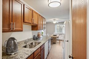 Oakdale apartment for rent - Kitchen at Minnehaha Manor, Oakdale, MN, 55128