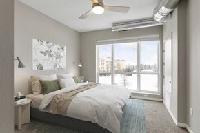 Apple Valley apartment for rent - Bedroom With Expansive Windows at Nuvelo at Parkside, Apple Valley, MN