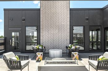 Rooftop deck and lounge