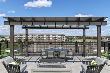 Plenty of patio seating to enjoy