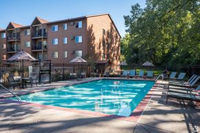 St. Louis Park apartment for rent - the swimming pool at our hotel at Park Pointe, St. Louis Park, Minnesota