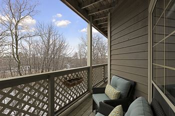 Regency woods private balcony