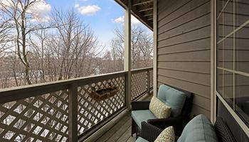 Regency woods private balcony